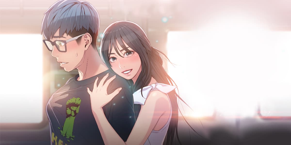 Lezhin 成人韓漫封面，現代都市背景下的男主角被多名女性角色環繞，朴炯俊全彩成熟俐落的畫風，情色與荒誕喜劇交織的爽系作品